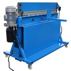 30 Ton Hydraulic Press Brake Box Bender 48  X 8 Gauge Mild Steel Tilt Open Beam