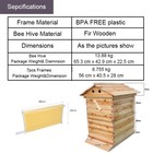 7pcs Auto Shed Honey Hive Beehive Frames   Unique Beehive House Fir Wooden Boxes
