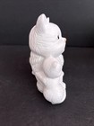 Vintage White Ceramic Mother Cat   Kitten Figurine 4    Shelf Sitting Figurine