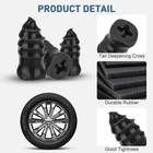 100pcs Tire Repair Rubber Nails Tyre Puncture Repair Screws Kit With Screwdriver