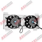 Aluminum Shroud W 120w Fan For Tru-cool 40 000 40k Gvw Transmission Oil Cooler