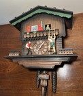E  Schmeckenbecher Eloper Farmers Daughter Musical animated Cuckoo Clock
