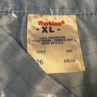 Lot Of 2 Vintage Worklon Xl Microstat Esd 100  Polyester Made In Usa Style 426