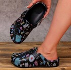 Women   s Printed Clogs Nurse Medical Slip-on Shoes Non-slip Lightweight Comfort W
