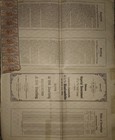 1898 China Imperial Government   100 Gold Loan Bond Uncanceled With Coupons