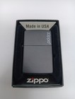 Zippo Authentic Balck Matte Logo 218zl Double Torch Butane Lighter Gift Set