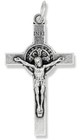  Bulk Pack Of 5 - St Benedict Crucifix Large Cross For Rosary Making - 1 1 2  