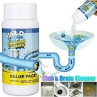 1 12x Wild Tornado Powerful Sink Drain Cleaner High Efficiency Clogging Cleaner 