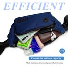 Large Crossbody Fanny Pack For Men Lightweight Waist Pack For Men Hip Pack Fo   