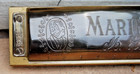 Large Antique 24  M  Hohner Store Display Marine Band Harmonica A440 Advertising