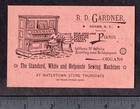 Hardman Piano Watertown Adams New York Music Store W a  Boon Portrait Trade Card