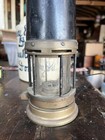 Antique Brass   Metal Miners Lamp Lantern Mine