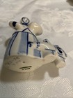 Vintage Gzhel  Blue And White Porcelain  Hand Painted