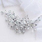 Handmade Wedding Hair Comb  Pearl Flower Bridal Hair Clip And Accessories