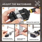 Jorest Watch Link Removal Kit  Resizing Tool For Bracelet Adjustment   Orange