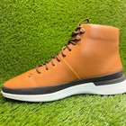 Wolf   Shepherd Crossover Hiker Wtz Mens Size 12 Brown White Leather Boots Shoes