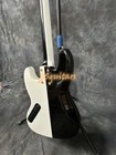 Soild 4 Strings Jazz Bass Electric Bass Guitar Gold Parts Black And White Color