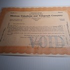 2 Mexican Telephone And Telegraph  Co  Stock Certificates