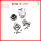 100 Sets 6mm Mixed Colors Cz Crystal Rivets Rhinestone Rivets Studs Rapid Rivets