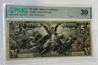 Pmg  5 1896 Silver Certificate 30 Very Fine Tillman Morgan Educational Note