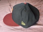 Toledo Mud Hens Hat Black Red New Era Fitted 7 3 4 Minor League Baseball Cap