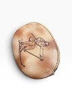 Vintage Brown Leather Zip Pouch Distressed Coin Purse Ski The Sun Deck Aspen  Co