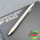 Porsche Design Tec Flex P3100 Braided Steel Ballpoint Pen Rare Luxury Collector 