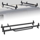 Universal 2 Bars Roof Ladder Rack 700 Lbs Capacity No-gutter Crossbar Version