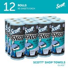 Glass Cleaning Towels  Shop Towels  90 Towels roll  12 Rolls case  Glass