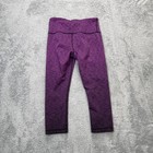 Kirkland Signature Leggings Womens Medium Purple Active Crop Skinny Leg Pants