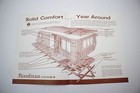 1960s Nashua Mobile Homes Color Ad Brochure Mid-century Modern  10