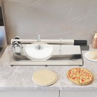 20cm Pizza Dough Press Manual Pizza Pastry Dough Presser Maker Stainless Steel