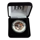 Highland Mint Michael Jordan Chicago Bulls 6 Time Nba Champion Coin 39mm Silver