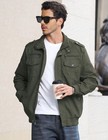 Men s Training Atheletic Bomber Jacket Cargo Sturdy Casual Cotton Work Coats
