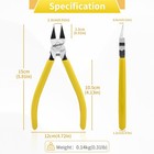 Boosden Small Wire Cutters 2 Pack  6 Inch Wire Cutting Pliers  Dikes Spring L   