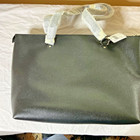 Coach Large Crossgrain Leather Tote For Women - Black  f79608 