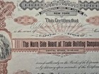 J m Haffen Brewing  1911 Bronx    the North Side Board Of Trade    Stock Certificate