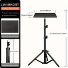 Portable Projector Stand Folding Laptop Holder Tripod W  Tray Adjustable Height