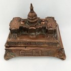 Vintage Washington Dc Capital Building Metal Souvenir Trinket Box