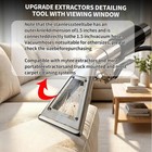 Vac Extractor Hose Kit  Stainless Steel Extractor Wand With Viewing Window An   