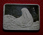 Walrus Bar-american Wildlife Set 1 Troy Oz 999 Silver-hamilton Mint-low Mintage