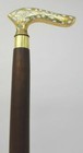 Victorian Style Brass Designer Handle Antique Walking Stick Wooden Nautical Cane