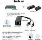 2 Pack Active Poe Splitter Power Over Ethernet Splitter Adapter 12v 802 3af