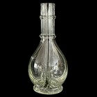 Vtg France Four 4 Chamber Divided Clear Glass Liquor Decanter Bottle Whiskey