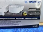 Trendnet Powerline Av Home Networking Adapter Kit 200mbps Rj-45 Tpl-304e2k New
