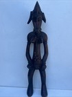 Vintage Hand Carved African Wooden Female Fertility Statue 