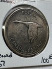 1967 Canada 1 Dollar Large Silver Coin Flying Goose