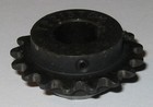  25 Chain Sprocket Gear - 1 5  Od -  5  Id For Round Shaft - 17 Teeth - Key Bore