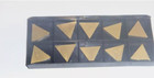 10pcs Tpg-322 Tin Cnc Carbide Inserts-golden Tpgn160308