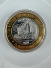 Flamingo Las Vegas Nv  10   999 Fine Silver Hilton Casino Gaming Token 1999